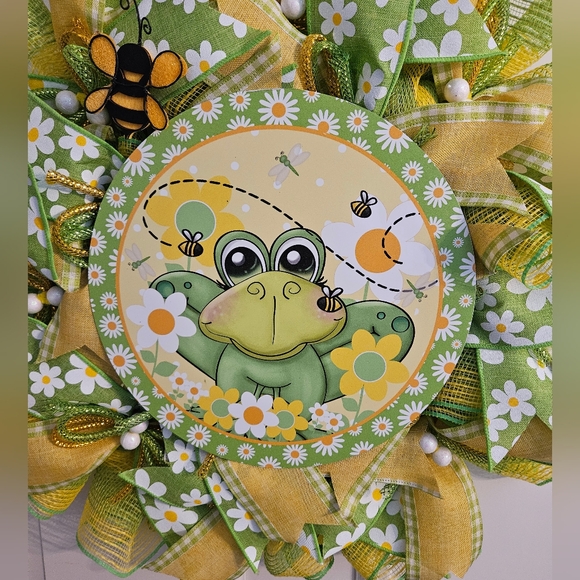 Frog wreath - Picture 2 of 3